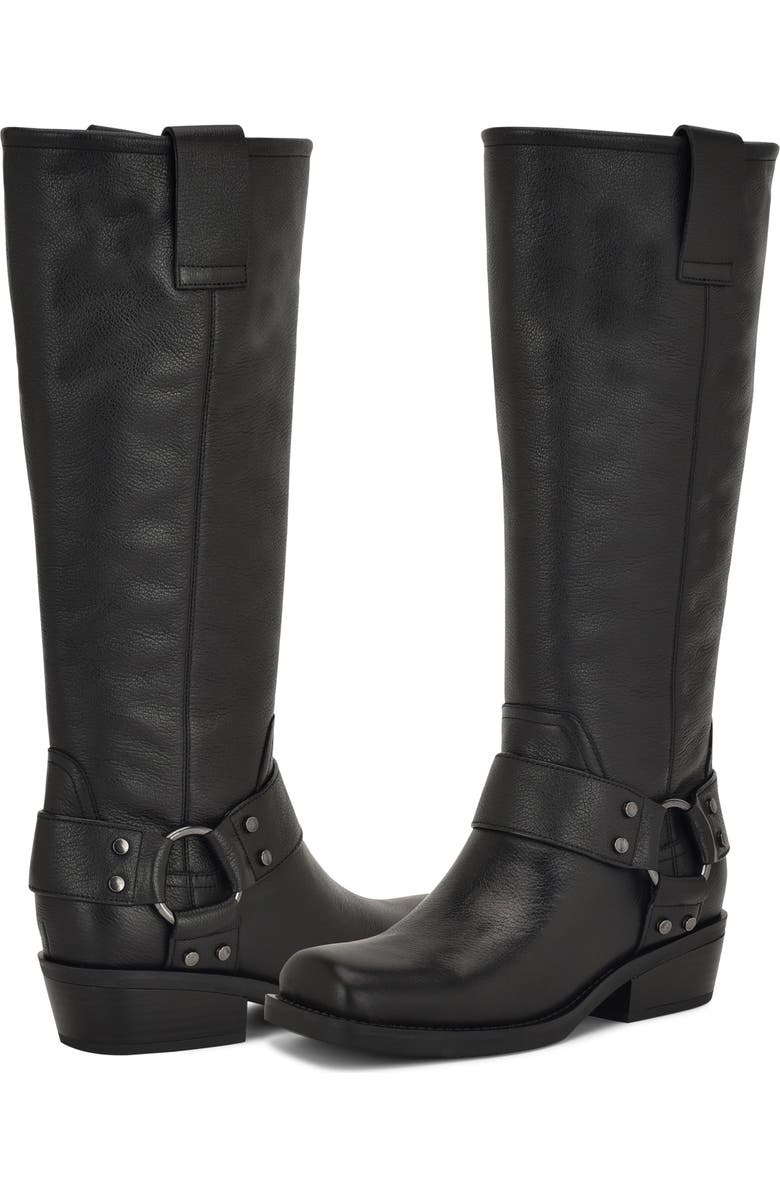 Nine West Fawsta Knee Hight Boot, Alternate, color, Black