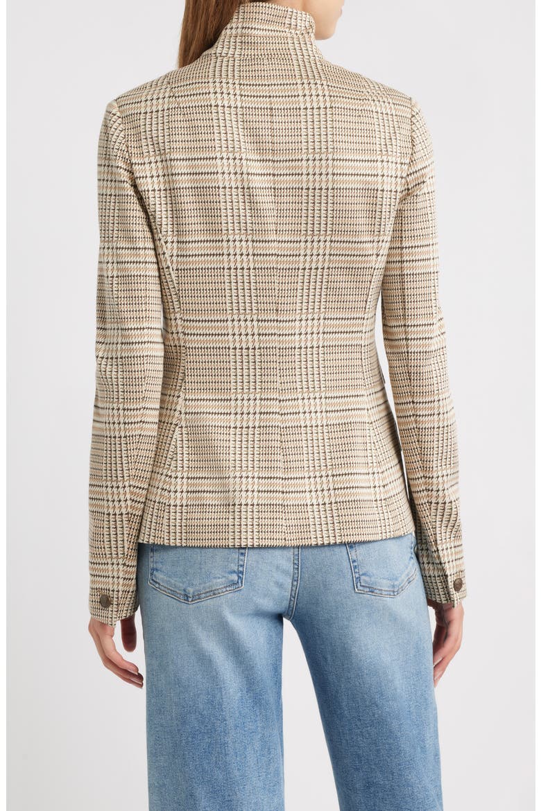 Slade Glen Plaid Ponte Knit Blazer, Alternate, color, TNMLT