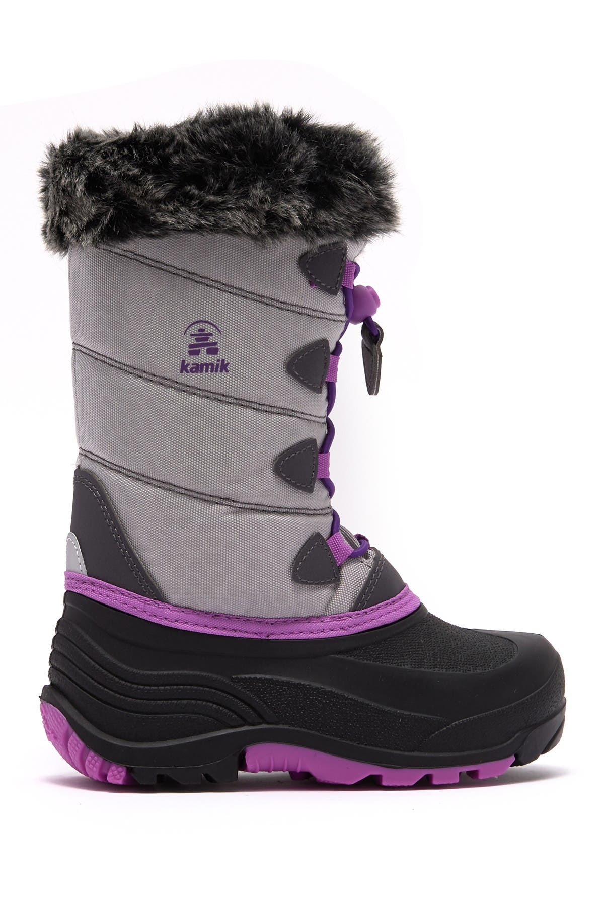 Kamik SnowGypsy3 Waterproof Faux Fur Trim Boot, Alternate, color, 