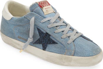 スニーカー Golden  Grey Suede Super-Star Low-Top Sneaker Golden Goose - Super Star Gray Suede Low Top Sneaker