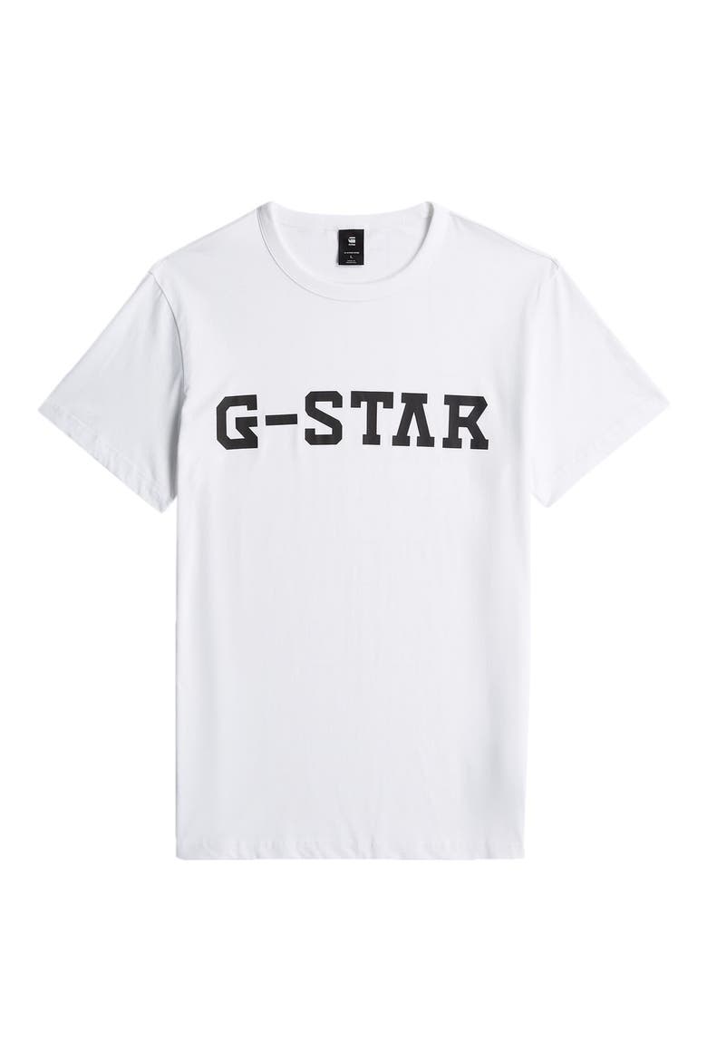 Logo Organic Cotton Graphic T-Shirt, Alternate, color, WHITE
