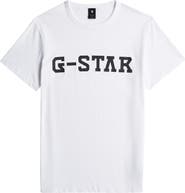 G-STAR Logo Organic Cotton Graphic T-Shirt