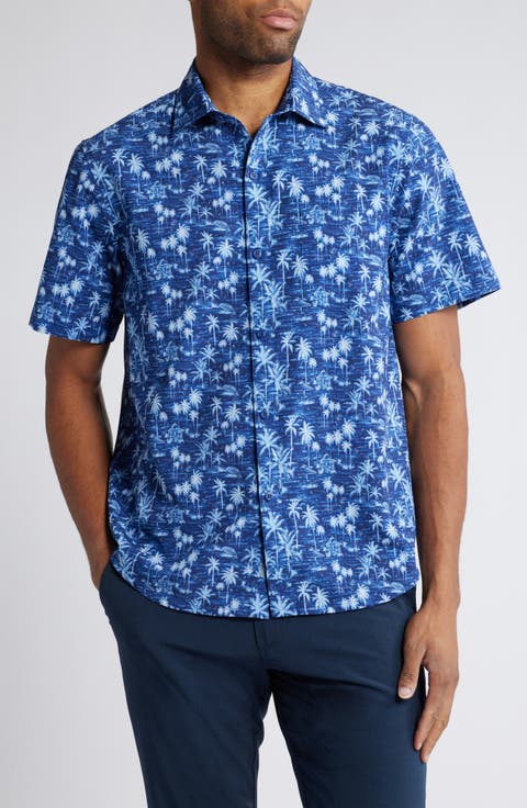 Bahama Coast Cabana Shores Short Sleeve Button-Up Shirt