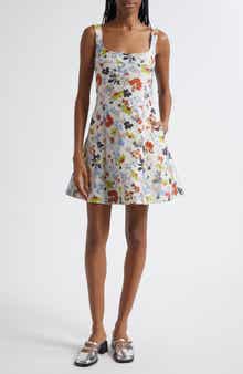 Stine Goya Metallic Floral Jacquard Minidress