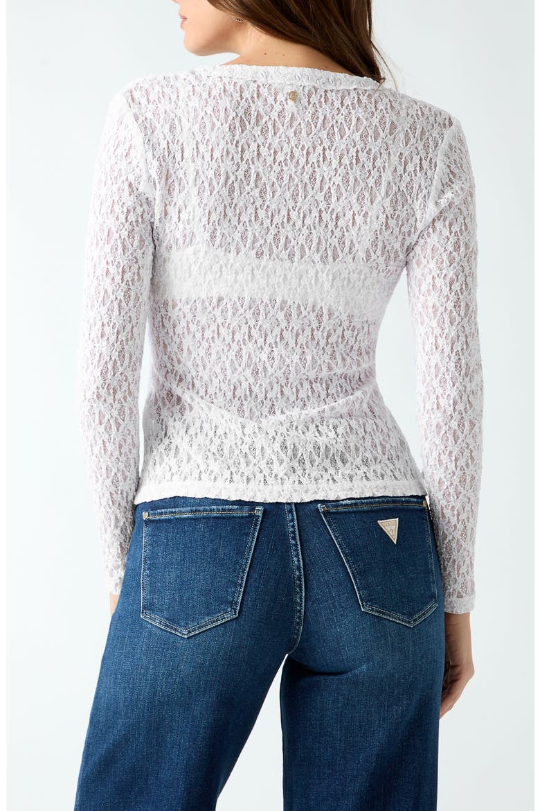 Matilde Lace Cardigan Top, Alternate, color, G011-OPEN
