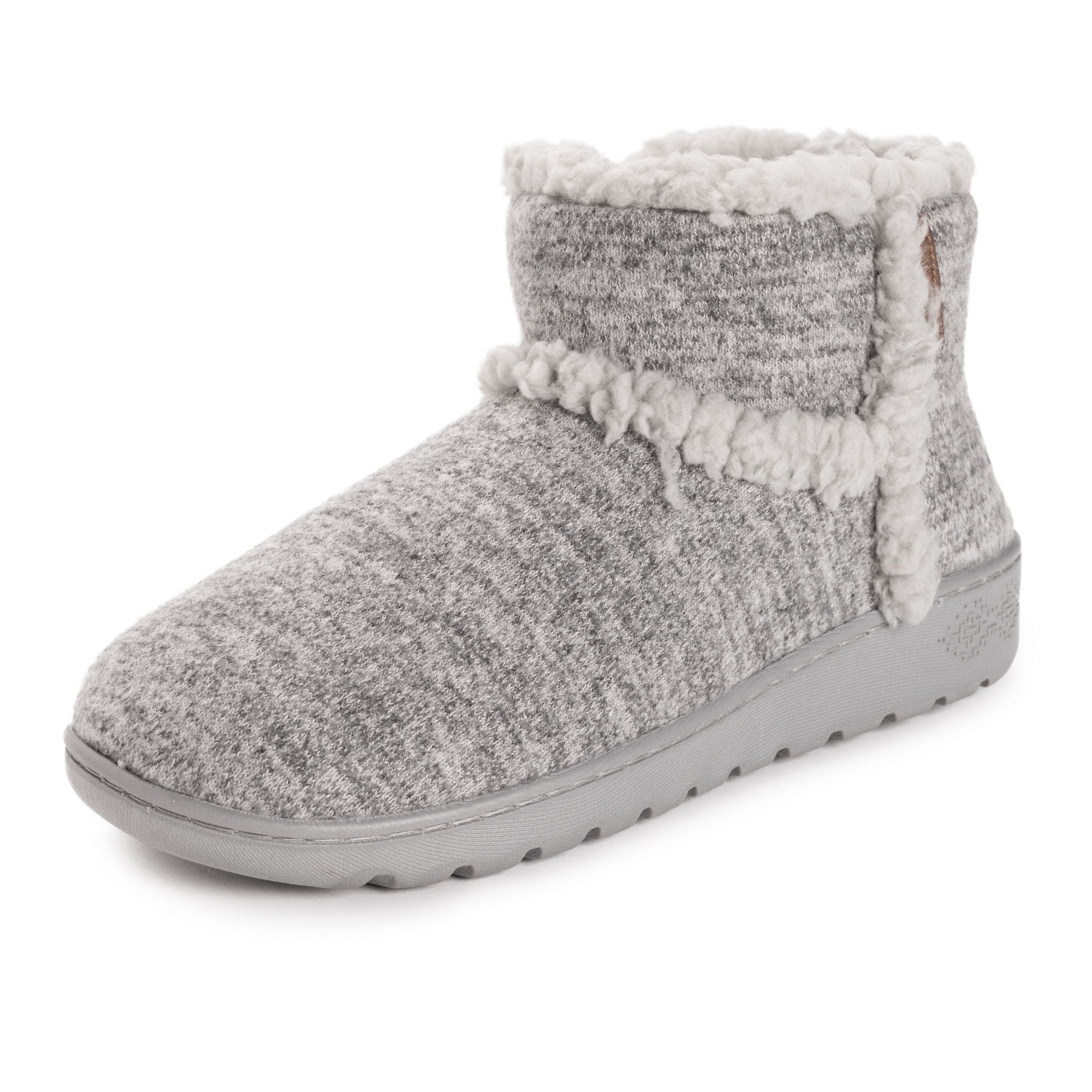 MUK LUKS Aubree Bootie Slipper, Main, color, Grey