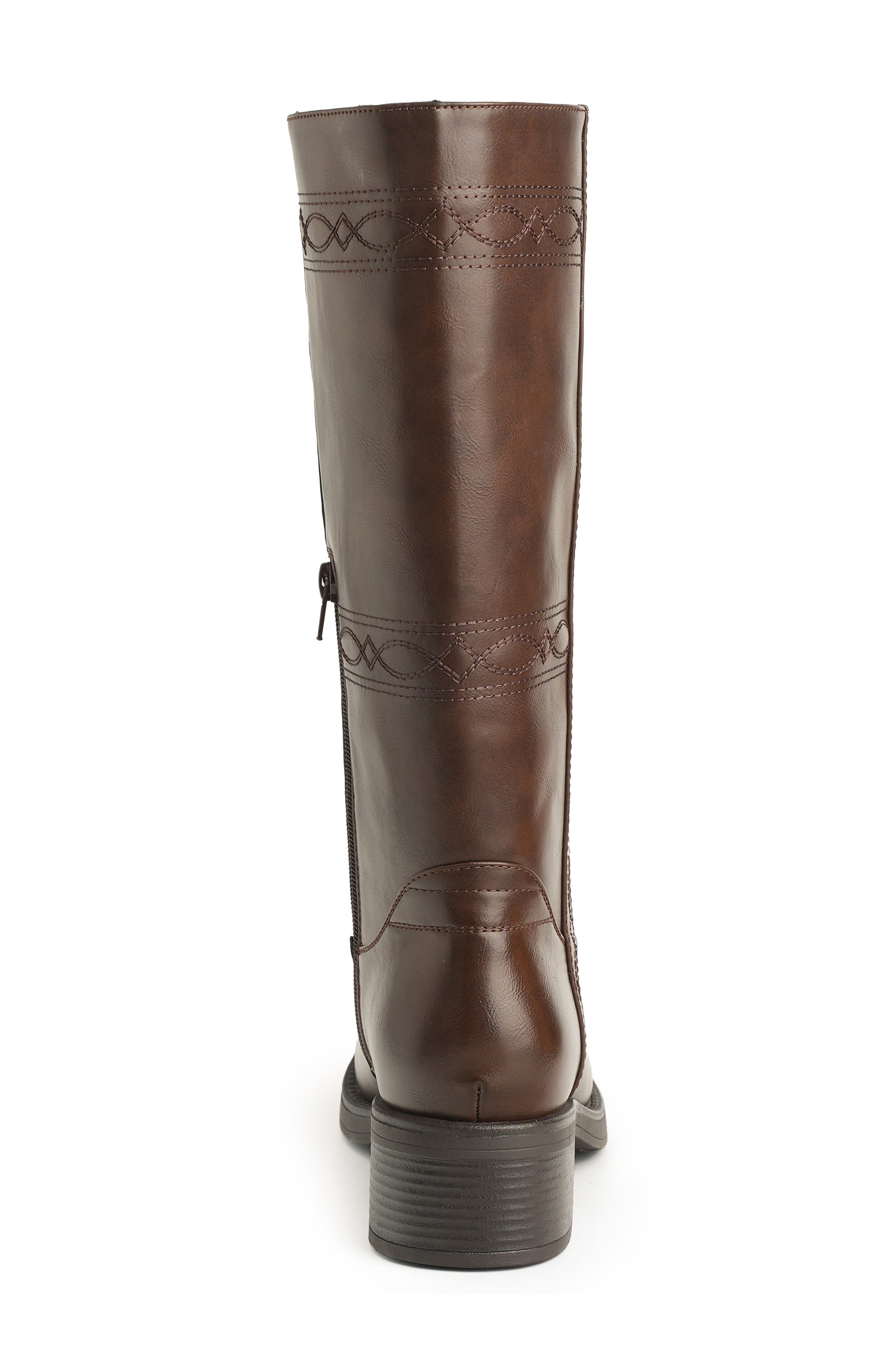 NEW YORK AND COMPANY Cady Boot, Alternate, color, Chocolate
