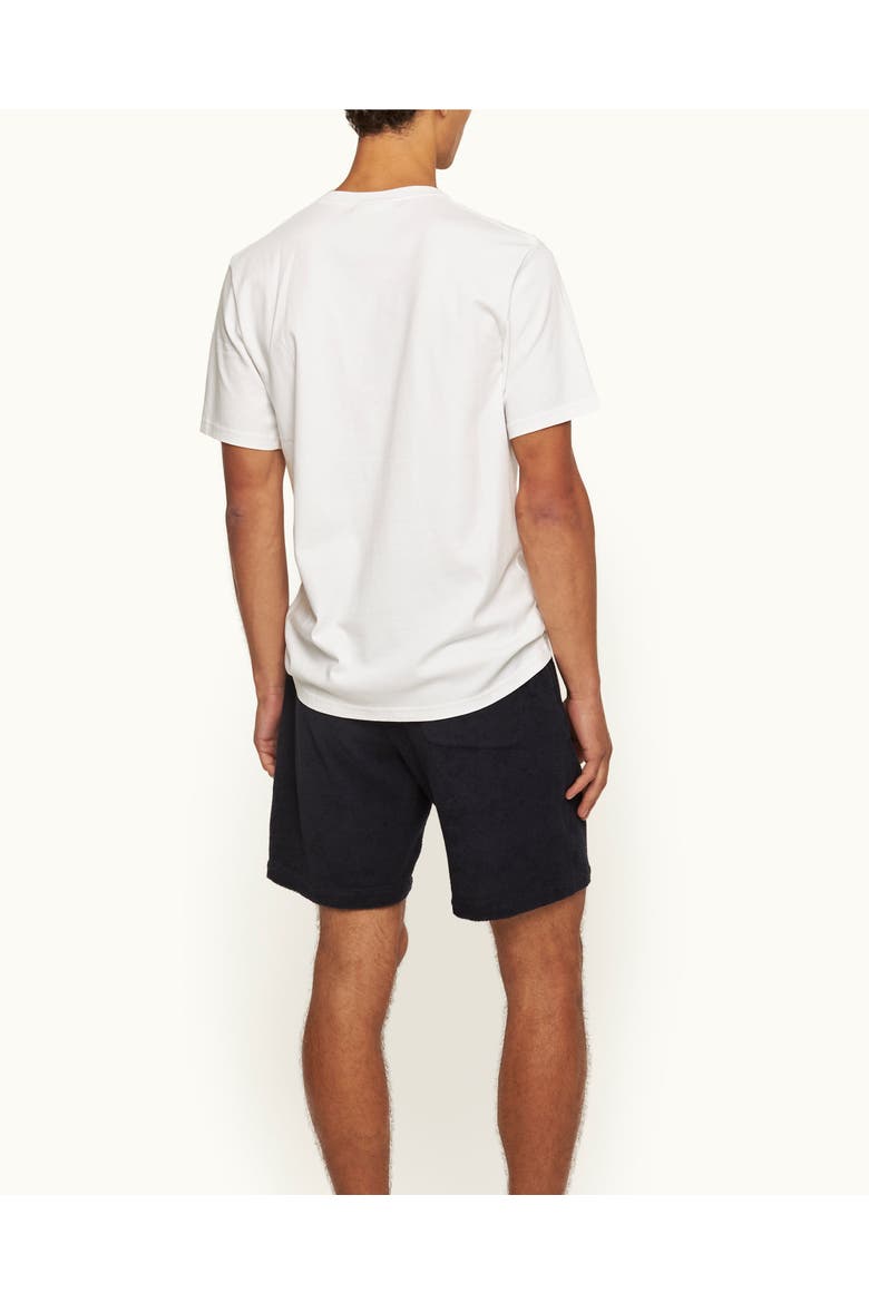 Trevone Towelling Classic-Fit Drawcord Sweat Shorts, Alternate, color, NIGHT IRIS