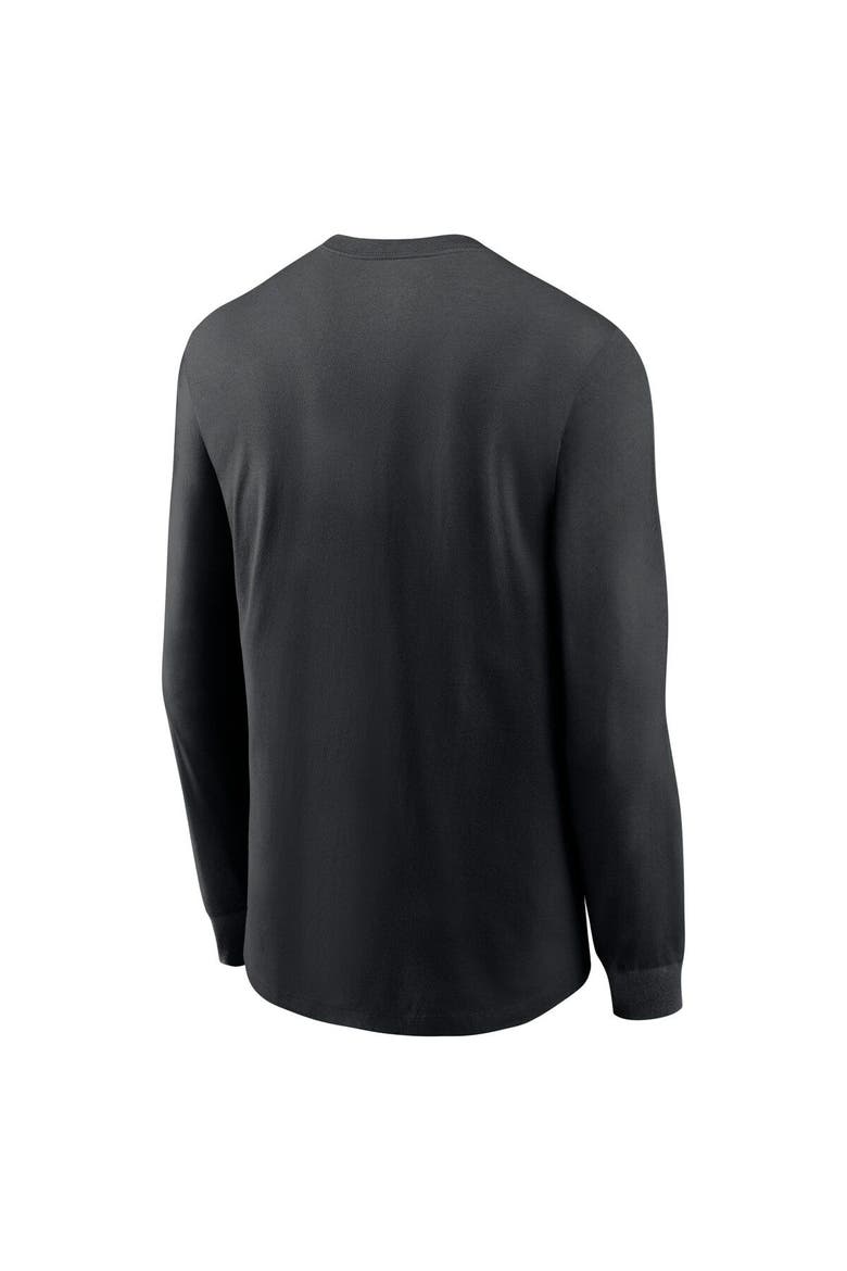 Men's Nike Black New Orleans Saints Team Slogan Long Sleeve T-Shirt, Alternate, color, Black
