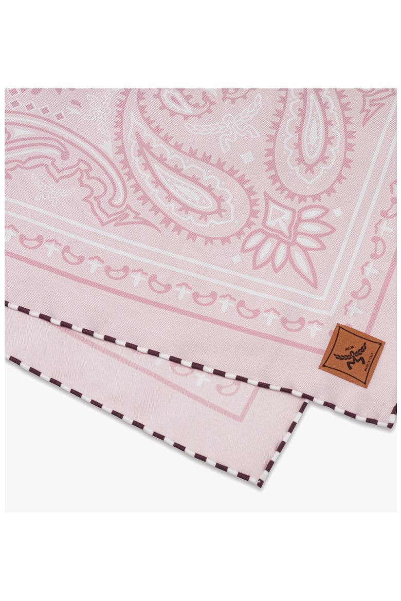 Paisley Cotton-Silk Scarf, Alternate, color, Powder Pink