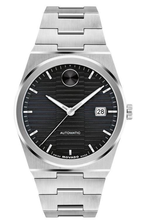 Movado Men's Bold Quest Swiss Automatic Stainless-steel Watch, 39mm In Black