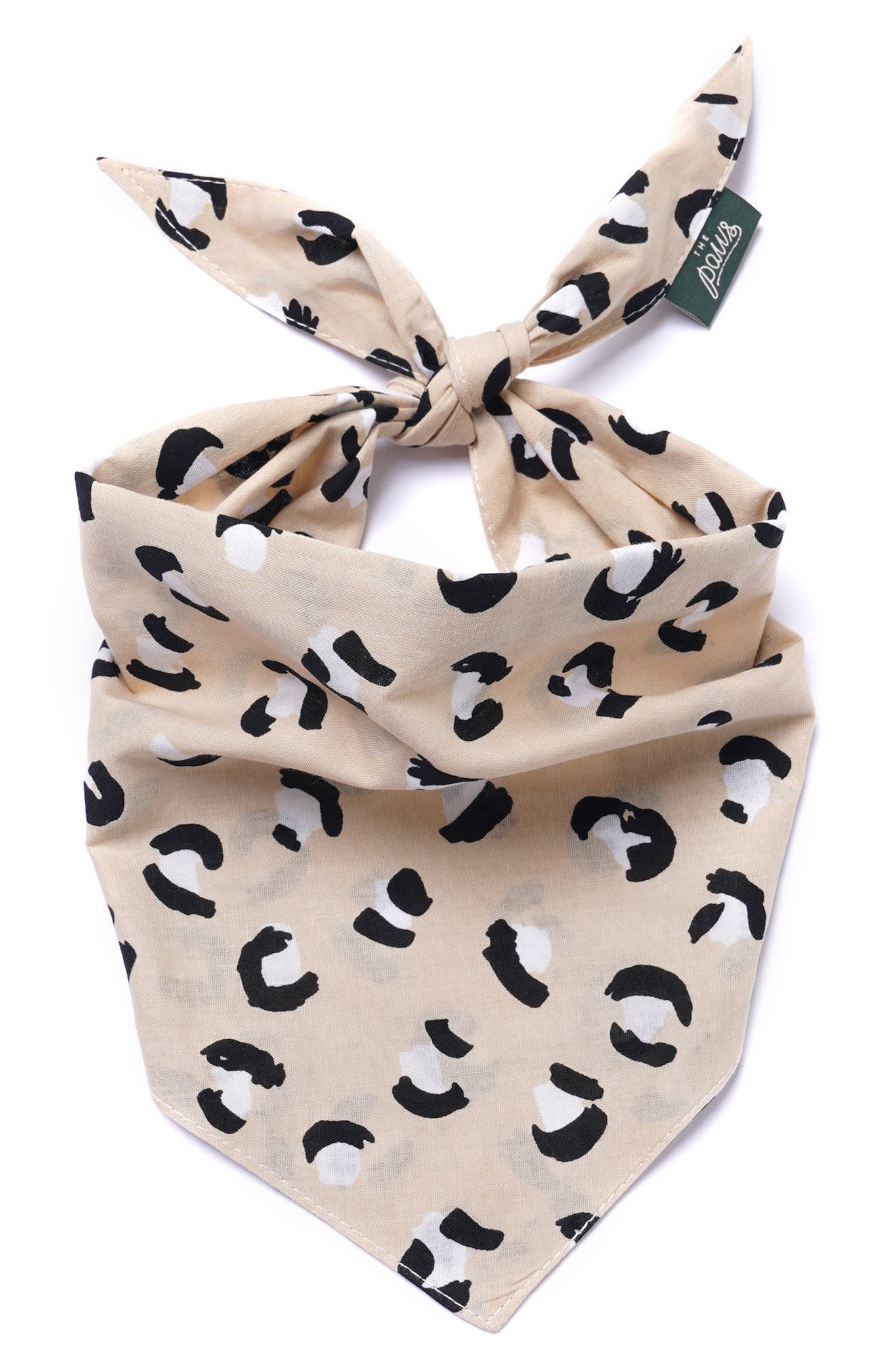 The Paws Urban Dog Bandana in Beige 