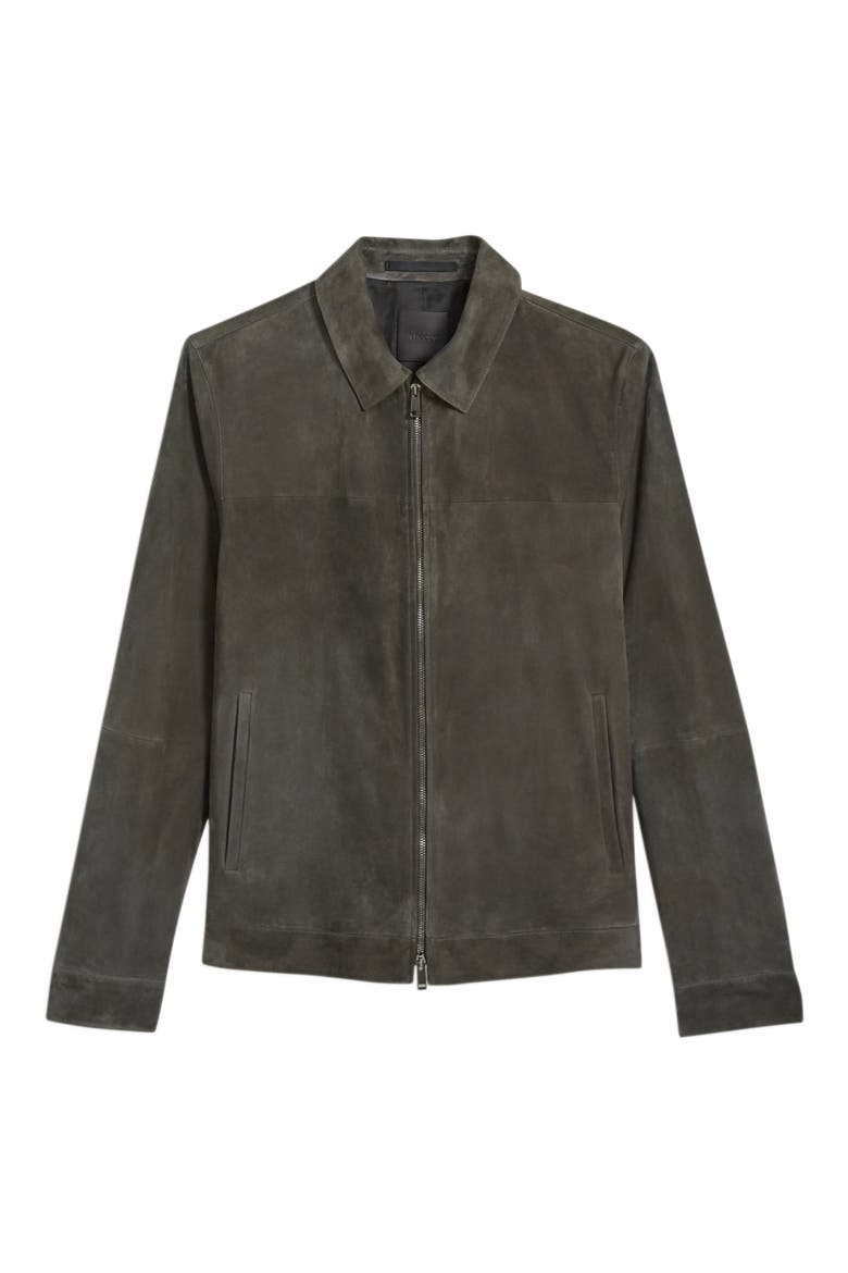 Roscoe Radic Suede Jacket, Alternate, color, ASPHALT