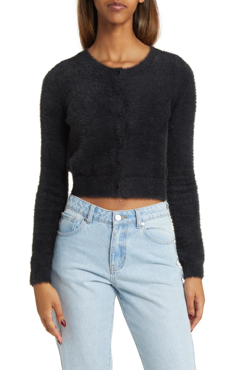 BP. Cozy Eyelash Cardigan, Main, color, 