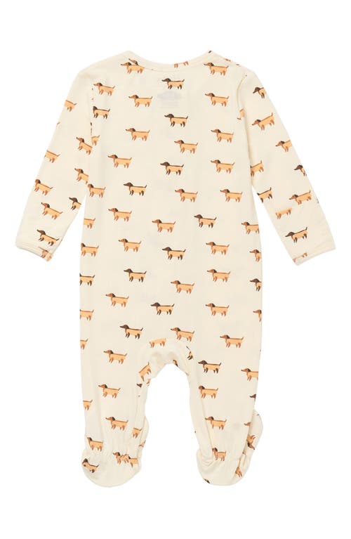 Shop Hatley Mini Hot Dogs Zip Footie In Pristine