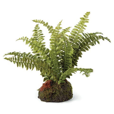 Boston Fern Artificial Drop-In 7"