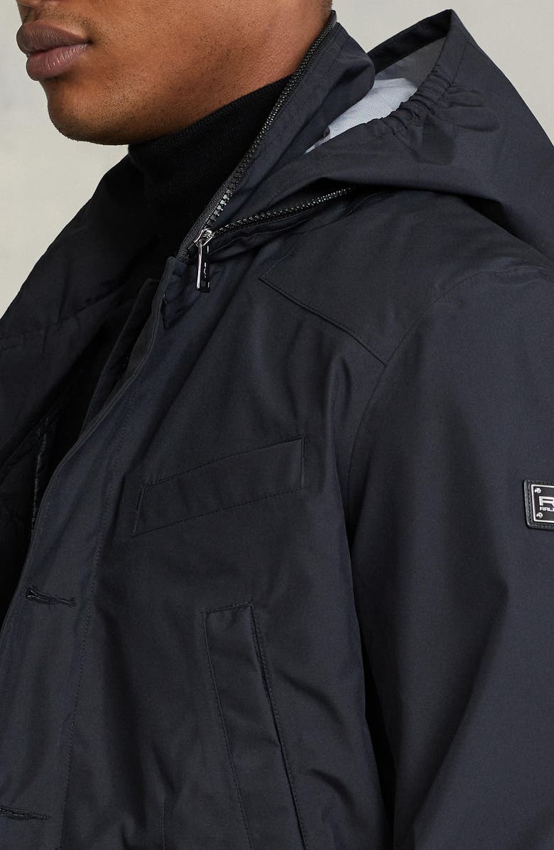 Polo Ralph Lauren Tech Taffeta Combat Sport Coat, Alternate, color, Polo Black