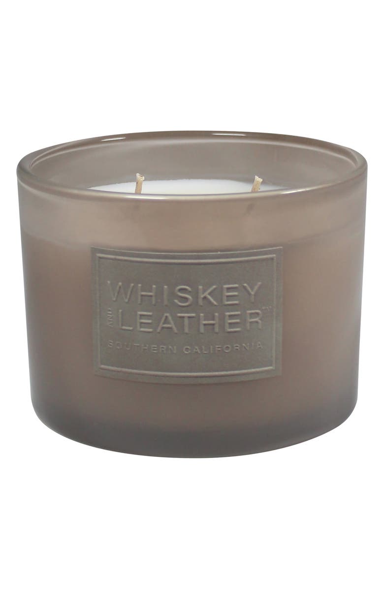 SAND AND FOG Whiskey & Leather Candle, Alternate, color, Vanilla Sandalwood