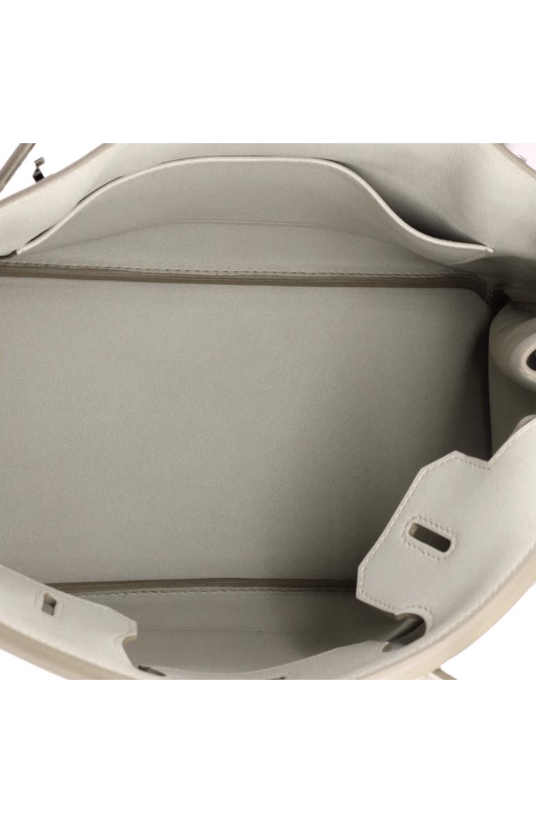 Pre-Owned Hermes Birkin Handbag Light Swift with Palladium Hardware 30, Alternate, color, Beton