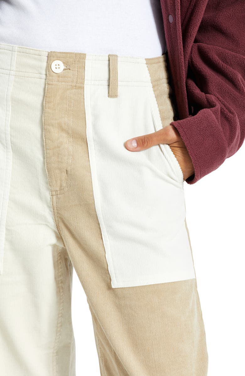 Brixton Vancouver Colorblock Cotton Corduroy Pants, Alternate, color, 