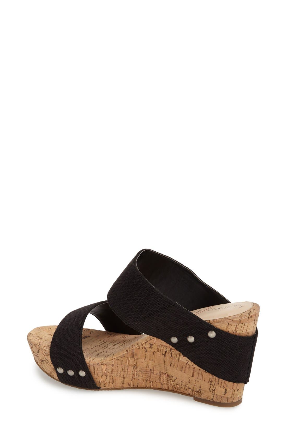 Sole Society 'Emilia 2' Wedge Sandal, Alternate, color, 