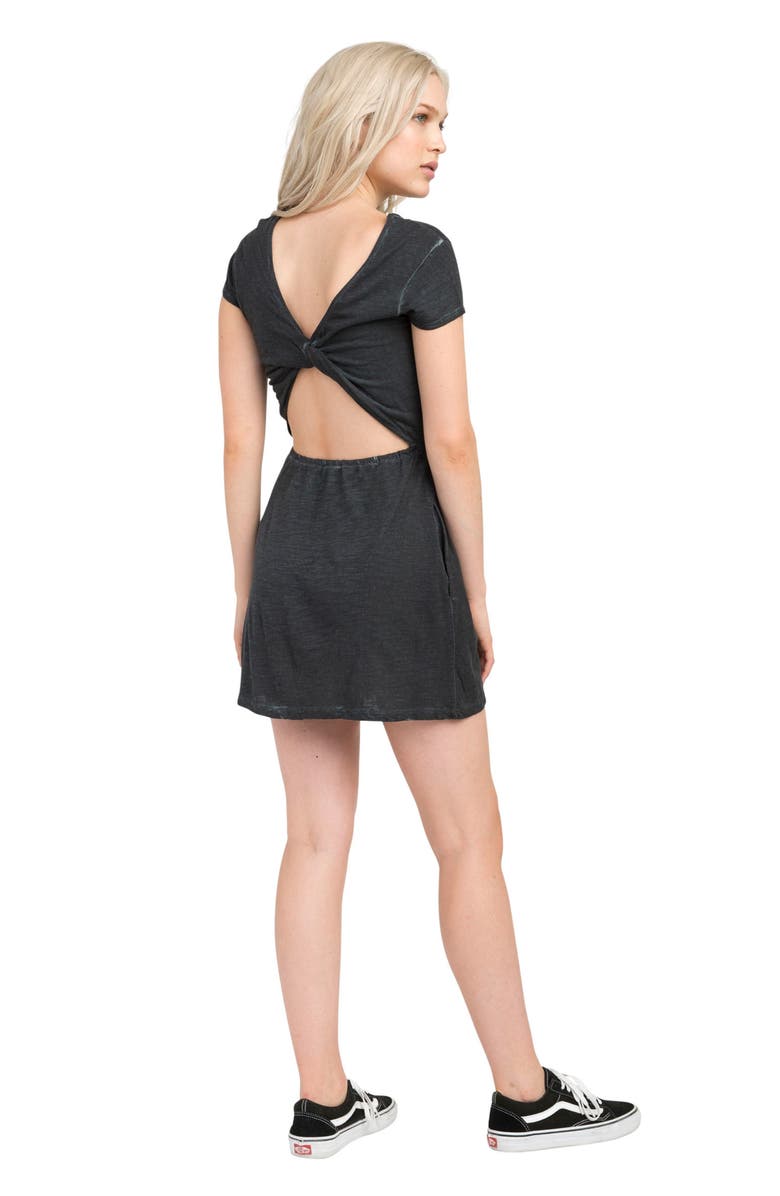 RVCA Shifter Twist Back Dress, Alternate, color, 