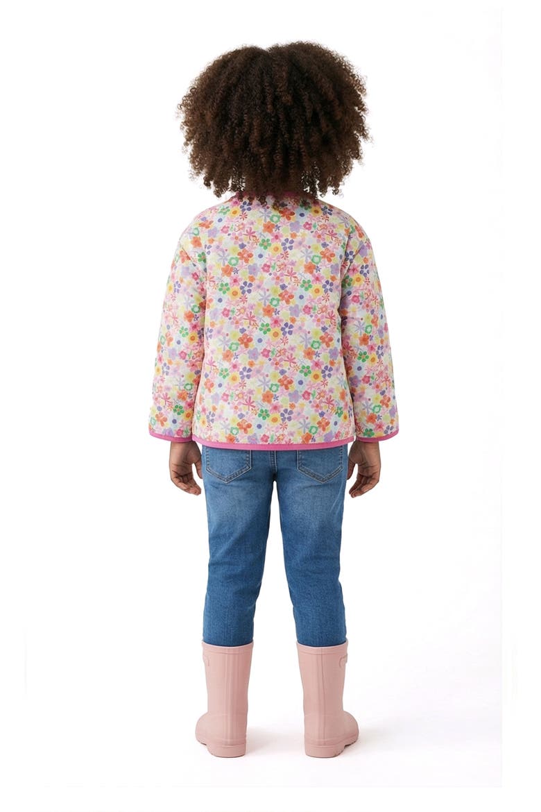 Kids' Diamond Quilt Jacket, Alternate, color, PINK FLORAL