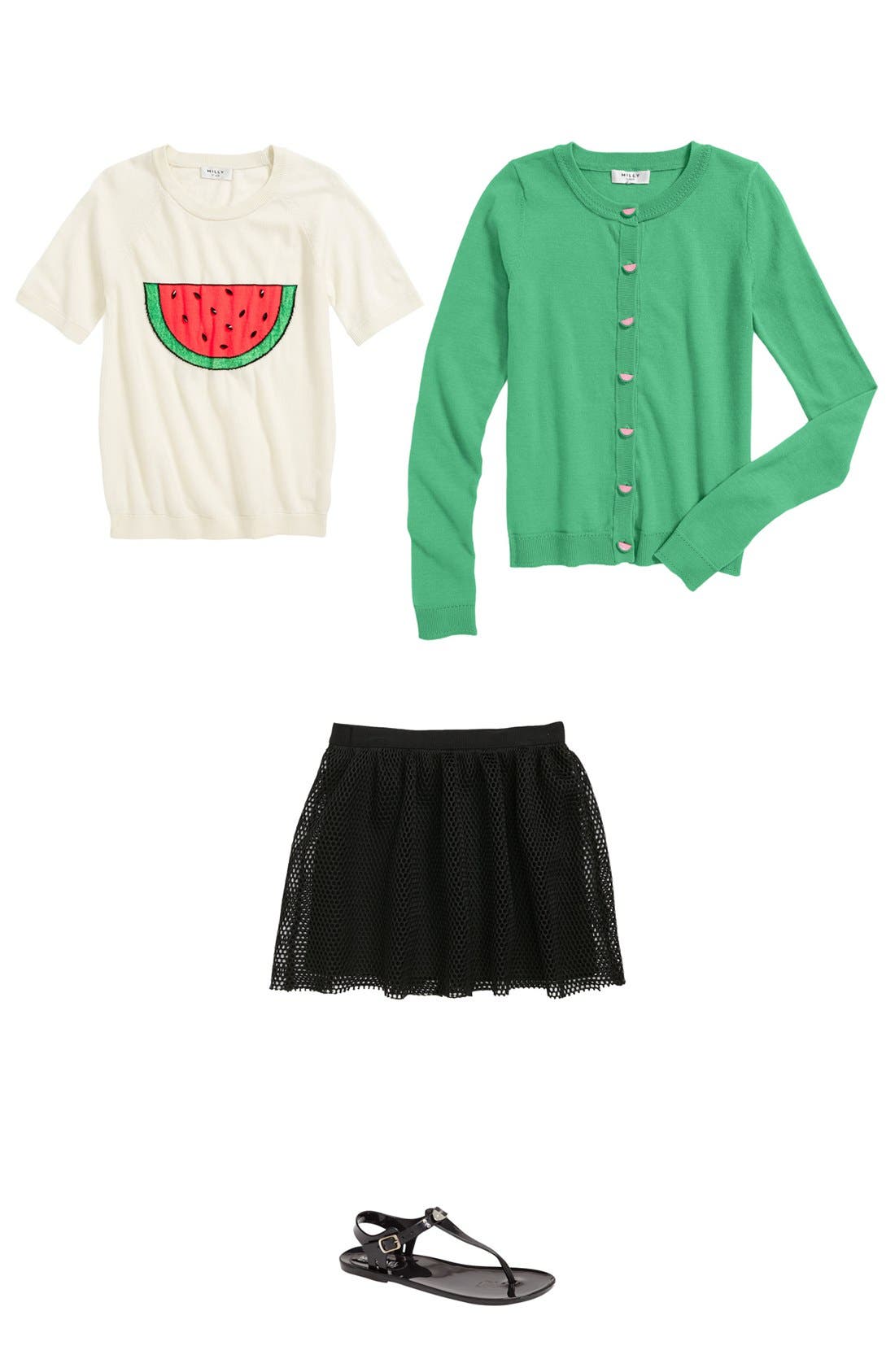 MICHAEL Michael Kors 'Hailey' Jelly Sandal, Alternate, color, 