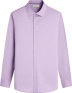 Bugatchi Jimmy OoohCotton® Solid Button-Up Shirt