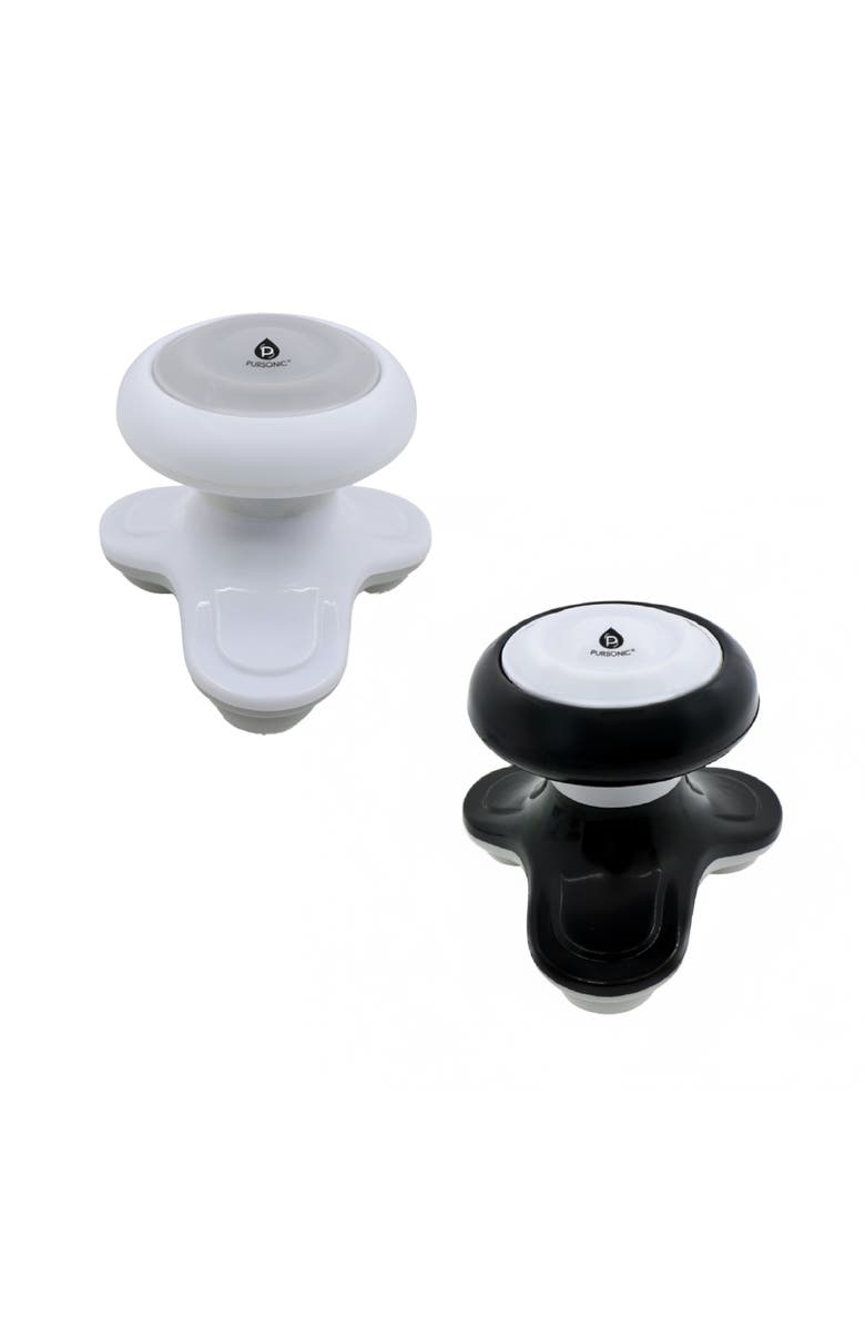 PURSONIC 2-Pack Portable Handheld Sport Massagers, Main, color, Black