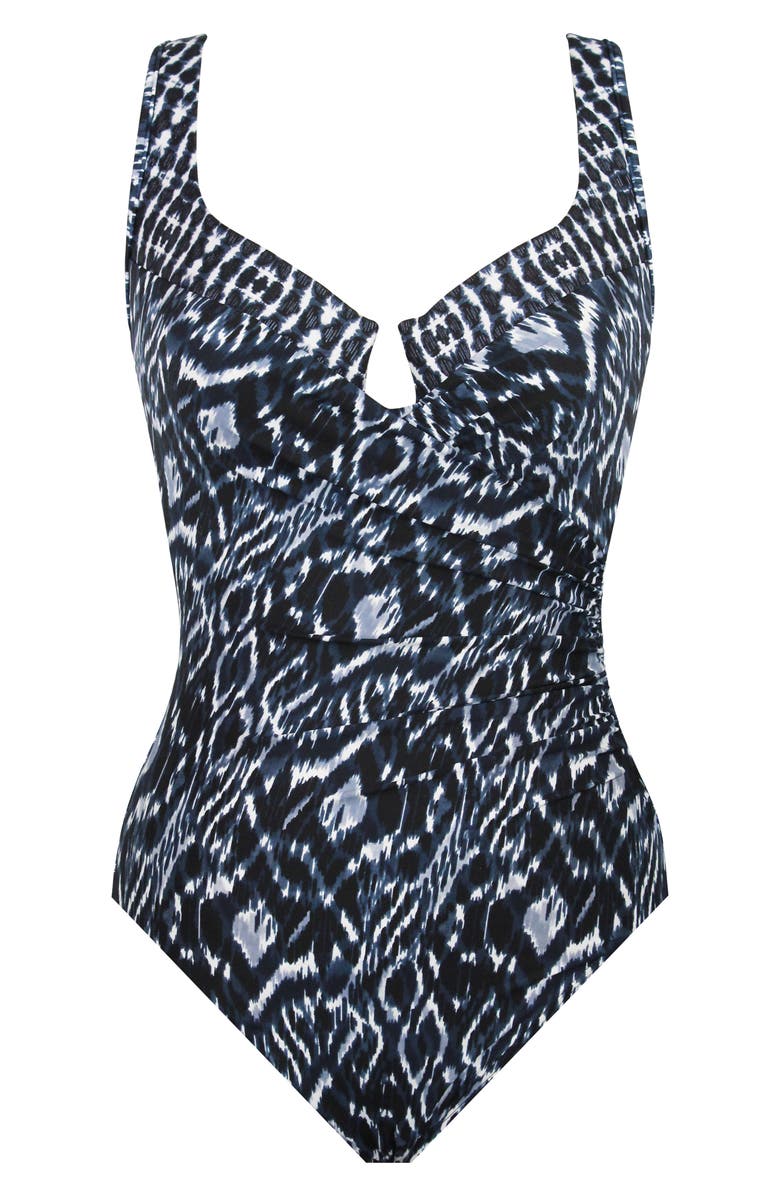 Miraclesuit<sup>®</sup> Palatium Colorblock Escape One-Piece Swimsuit, Alternate, color, 