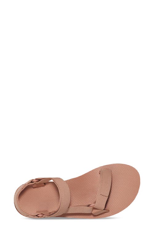 Shop Teva Universal Platform Sandal In Maple Sugar/lion