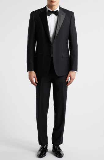 ZANETTI Matteo Slim Fit Black Wool Tuxedo