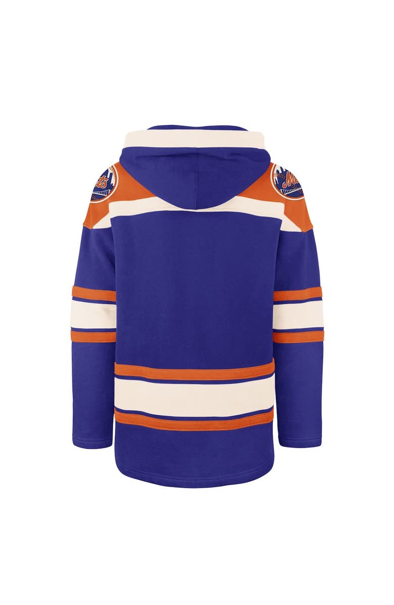 '47 Men's '47 Royal New York Mets Superior Lacer Pullover Hoodie, Alternate, color, Royal