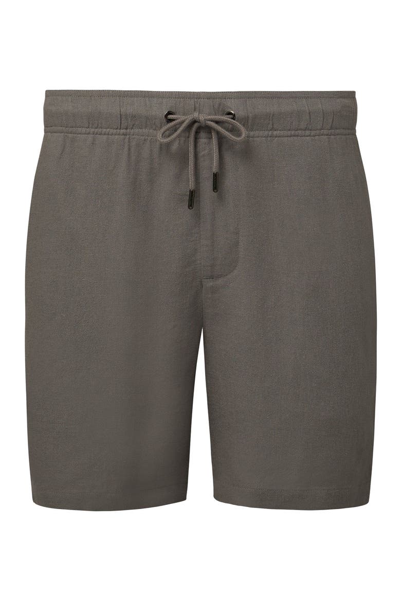 Classic Pull On Linen Short 6", Alternate, color, CHARCOAL GRAY