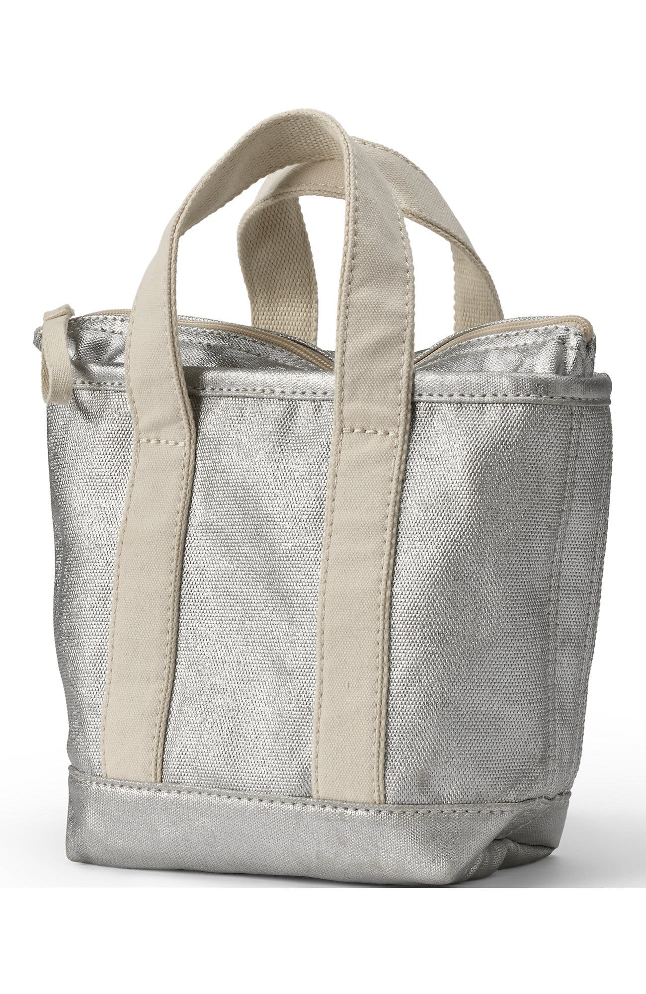 Lands' End Open Top Canvas Tote Bag, Alternate, color, 