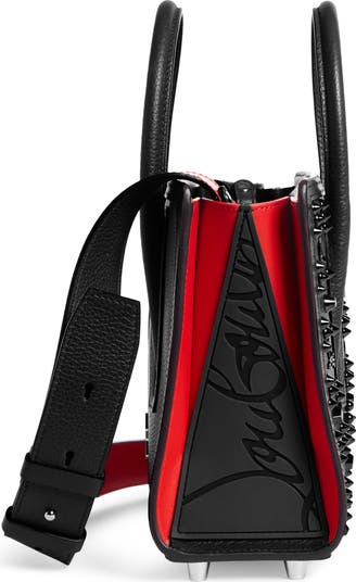 Christian Louboutin Mini Paloma Studded Calfskin Satchel