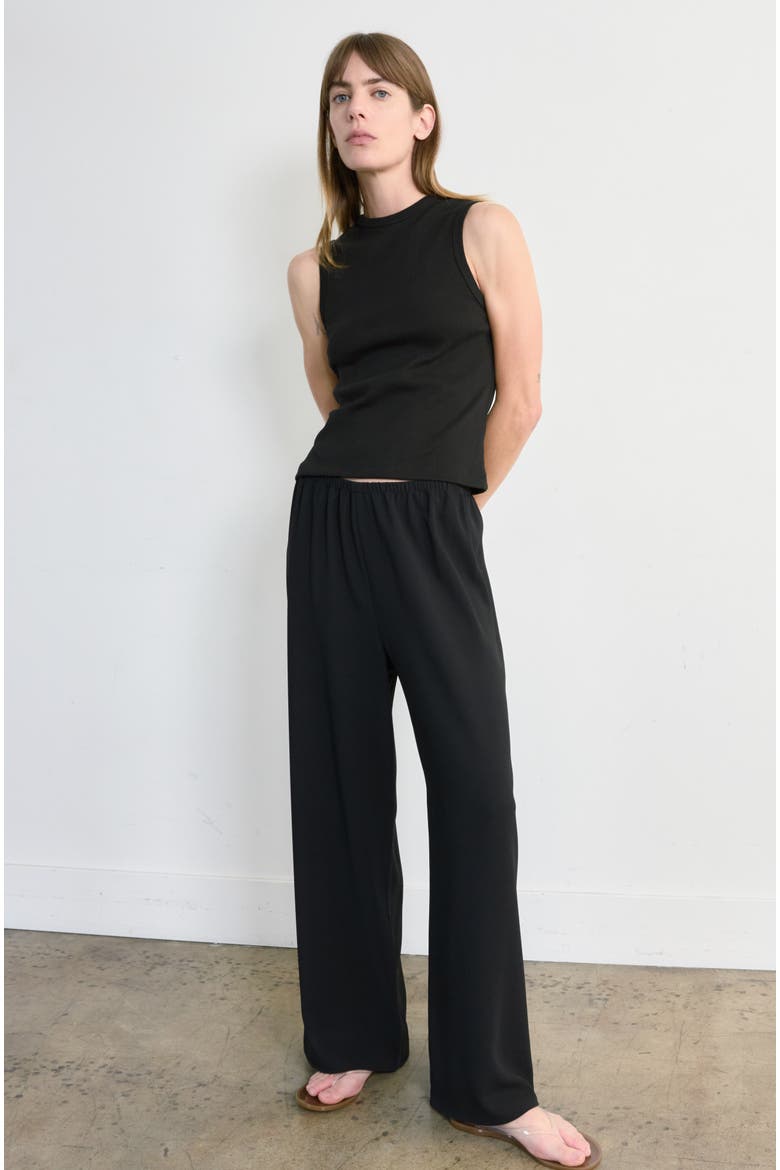 Classic Round Neck Tank, Alternate, color, Black