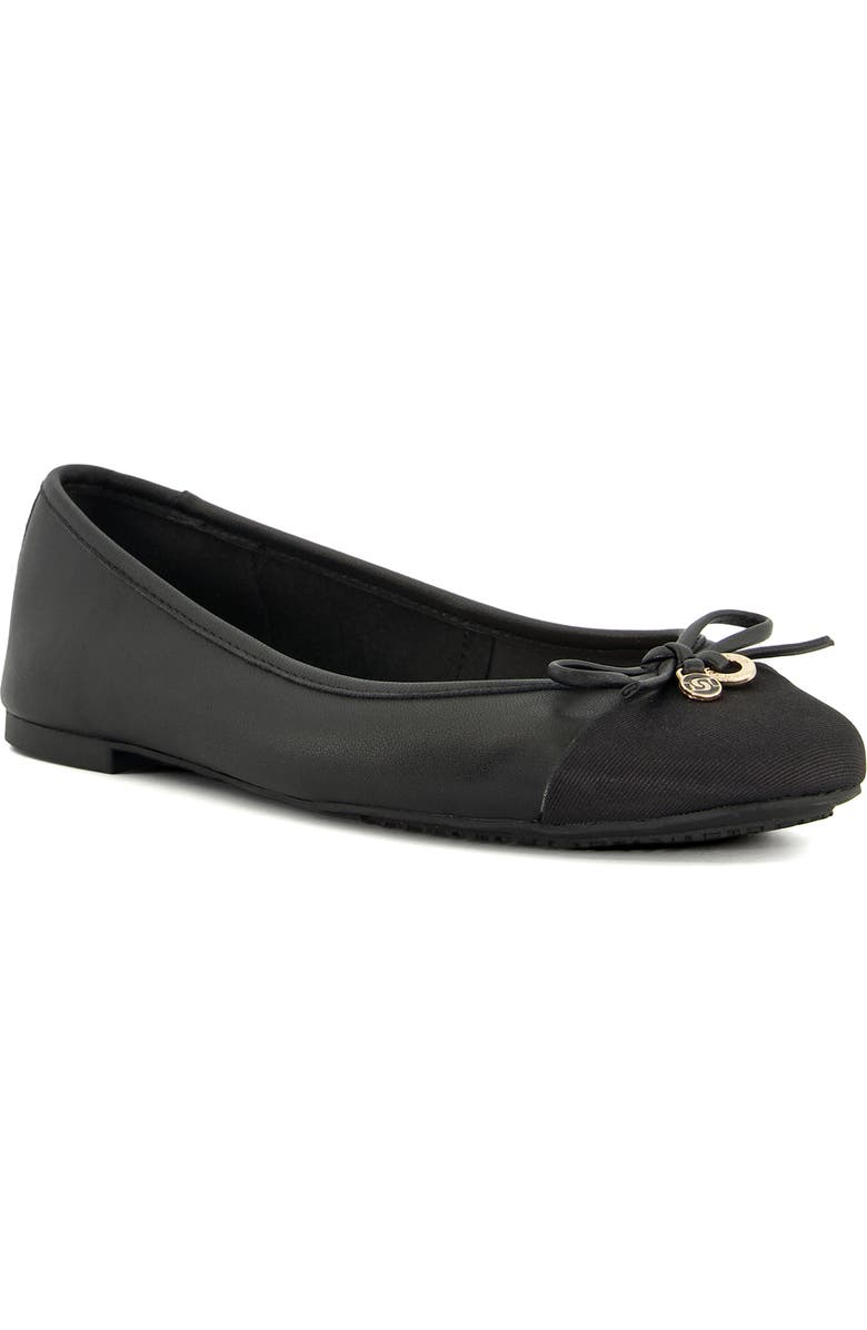 Dune London Hallo Ballet Flat, Main, color,
