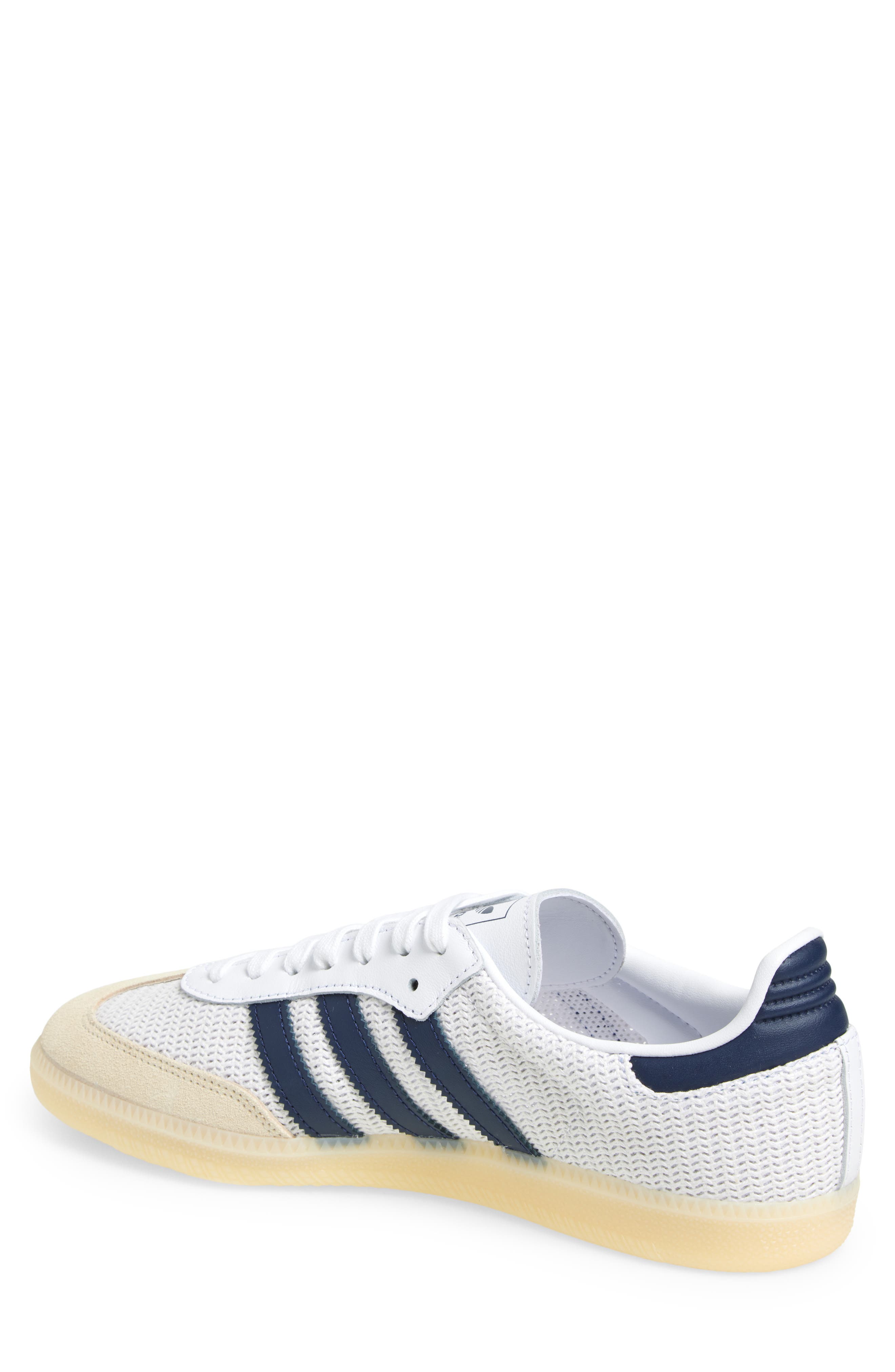 adidas Samba OG Sneaker, Alternate, color, White/Indigo/Cream White