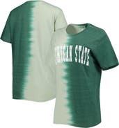 GAMEDAY COUTURE Women's Gameday Couture Green Michigan State Spartans Find Your Groove Split-Dye T-Shirt