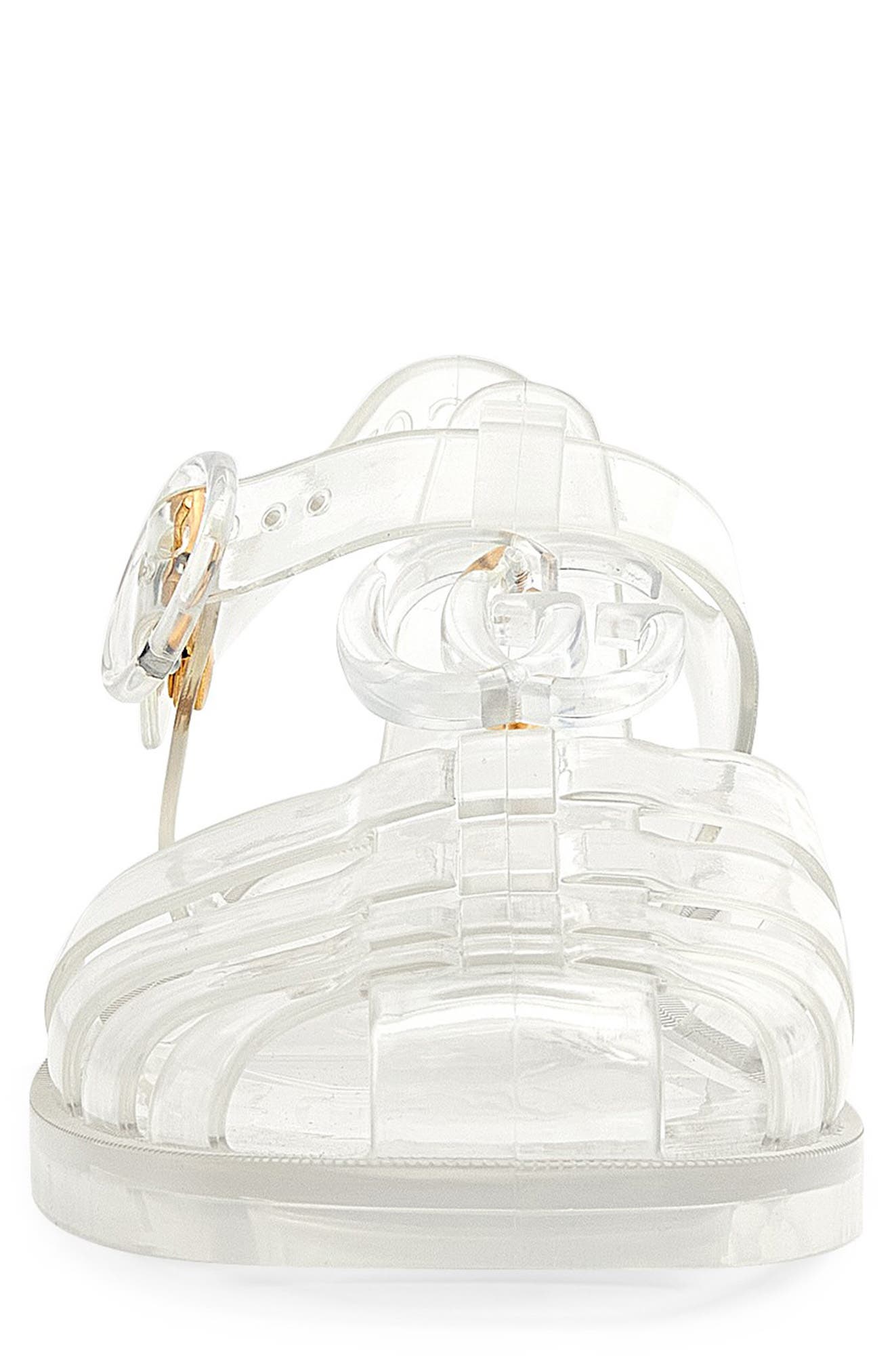 Gucci Jelly Fisherman Sandal, Alternate, color, 