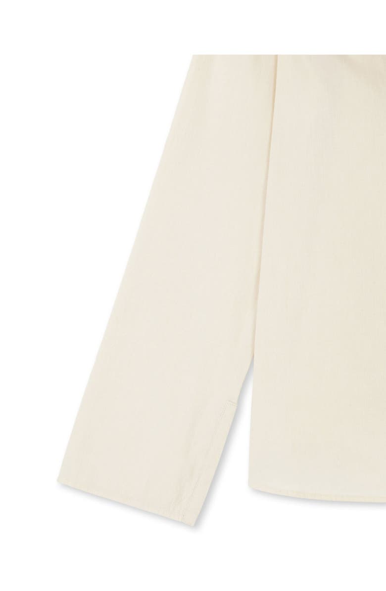 Fortela Gisele Cotton Canvas Blouse, Alternate, color, Ecru