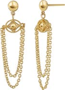 Bony Levy 14K Gold Multichain Drop Earrings