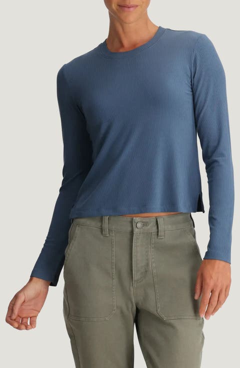 Long Sleeve Rib T-Shirt