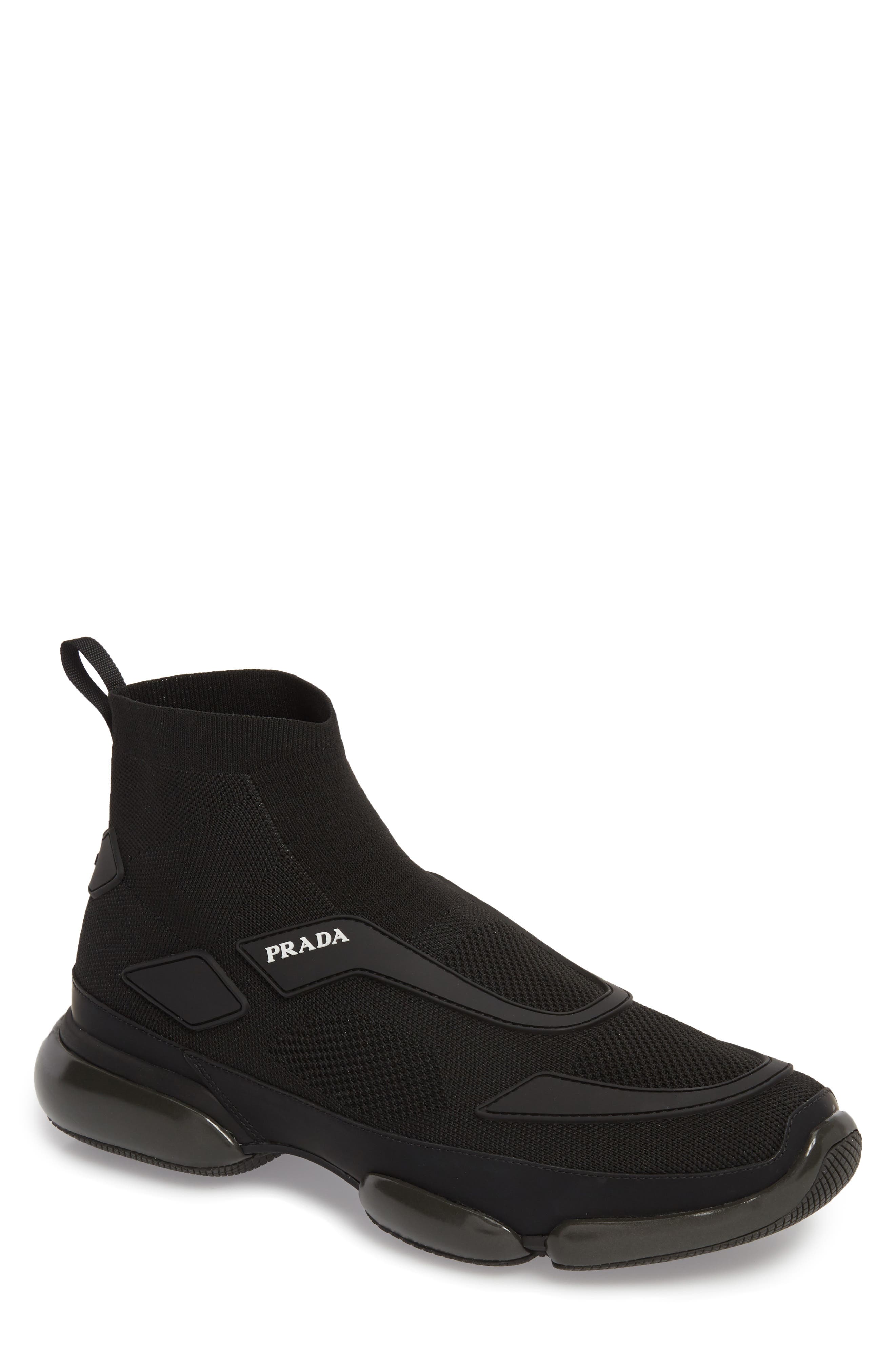 Prada Cloudburst High Top Sneaker, Main, color, 