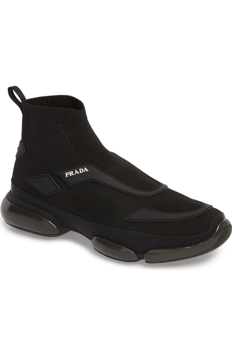 Prada Cloudburst High Top Sneaker, Main, color,
