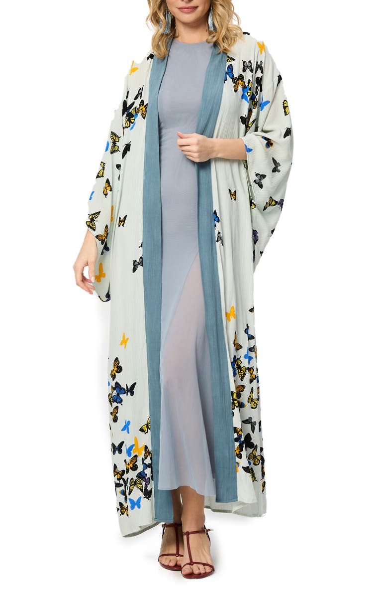 SAACHI Longline Duster, Main, color, Pastel Blue
