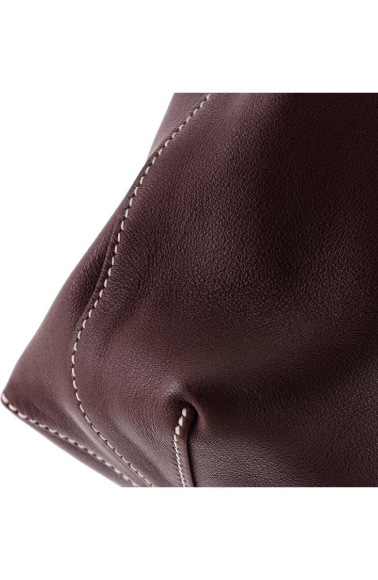 Pre-Owned Hermes Double Sens Tote Veau Sikkim 28, Alternate, color, Doublesens-Lime/Bordeaux