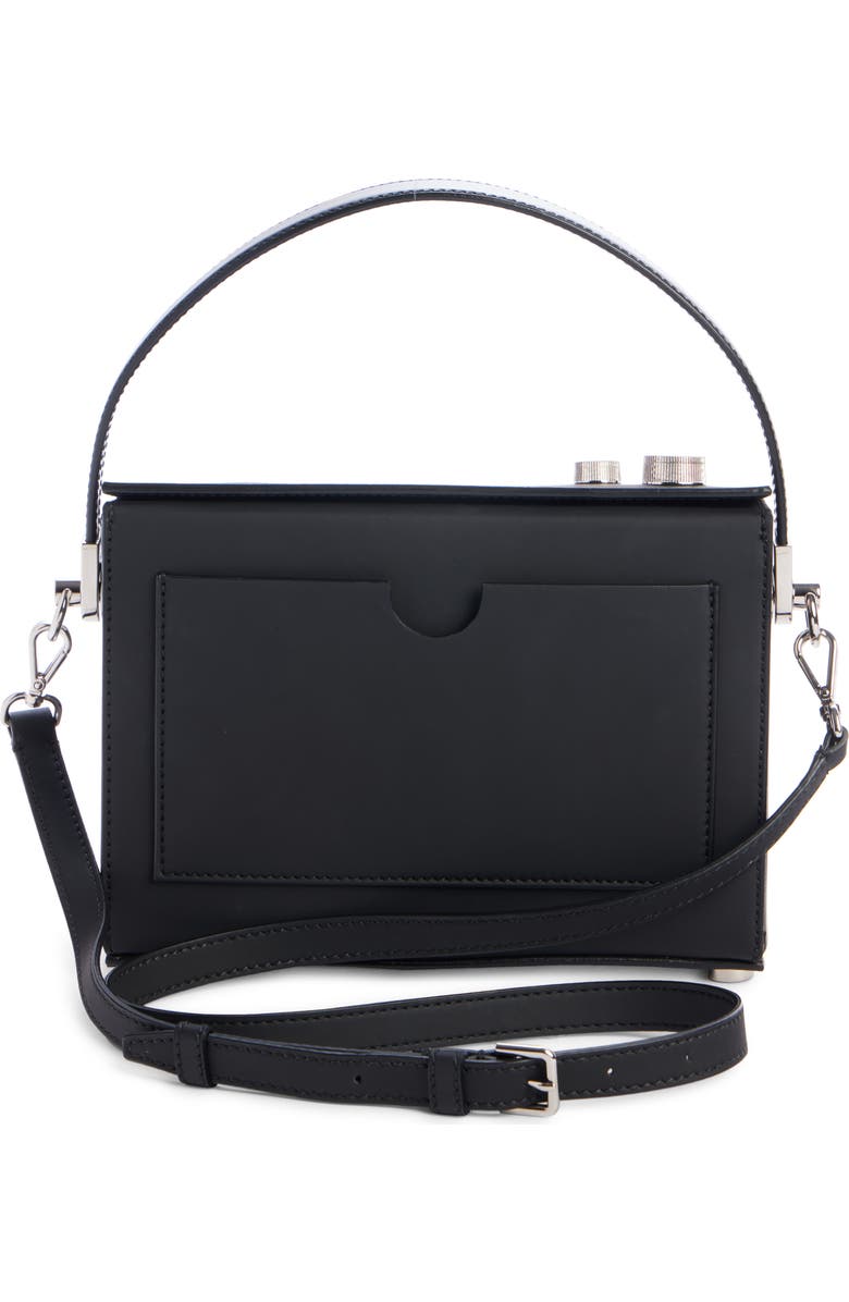 Balmain Radio Rubberized Top Handle Bag, Alternate, color,